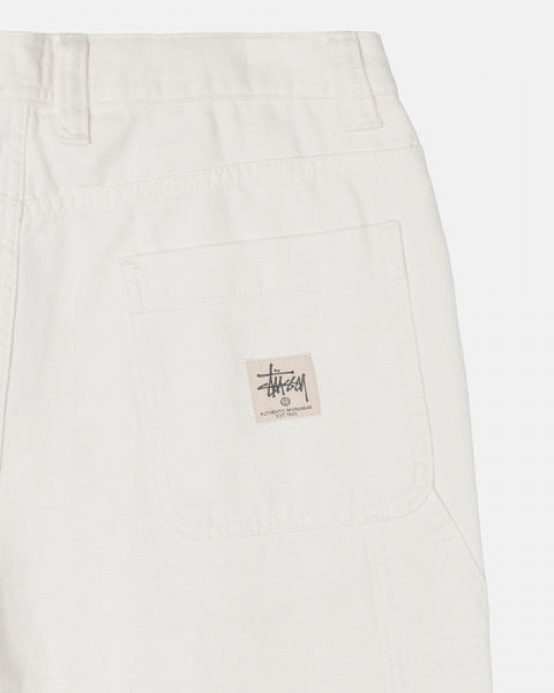 Stussy Werk Pant Canvas Broek Dames Beige Belgium | UEJ-6311