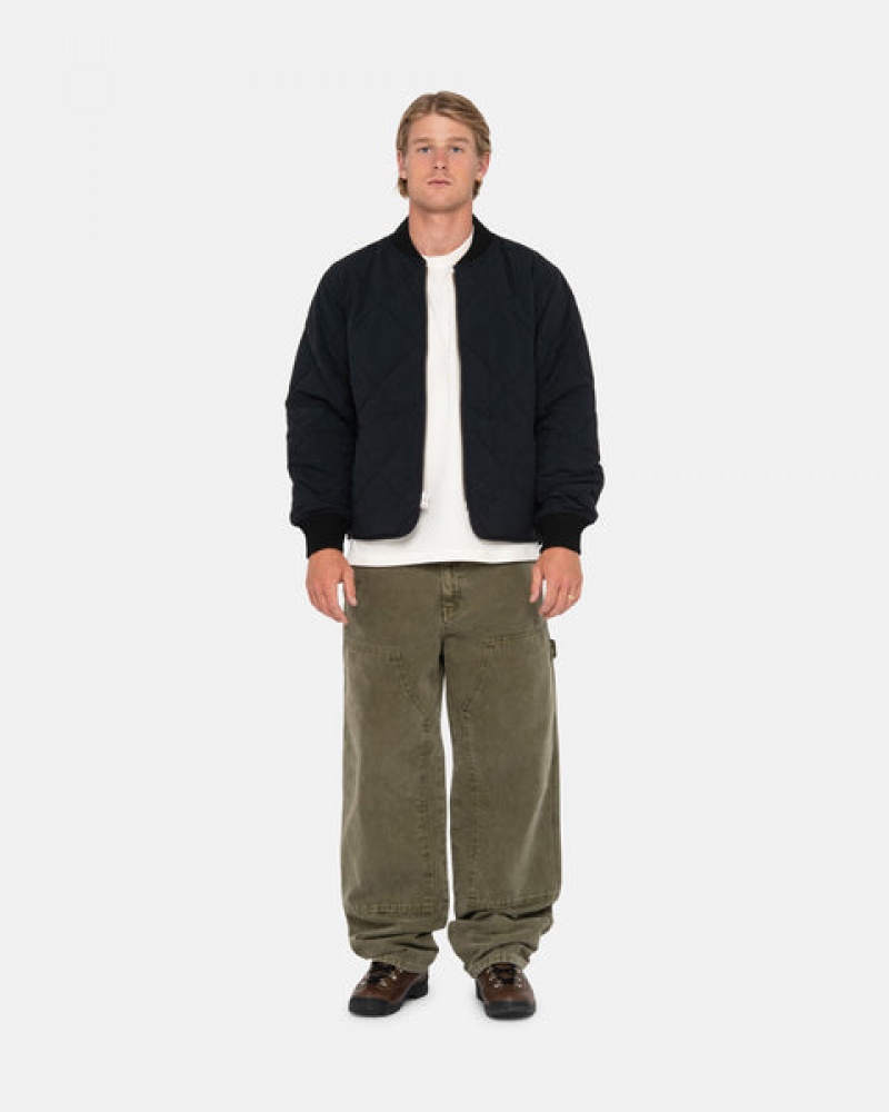 Stussy Werk Pant Canvas Broek Dames Olijfgroen Belgium | DOY-3037