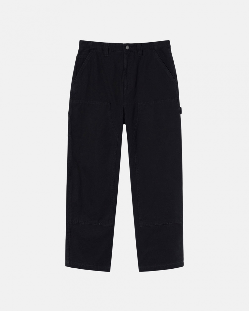 Stussy Werk Pant Canvas Broek Dames Zwart Belgium | XBP-5599