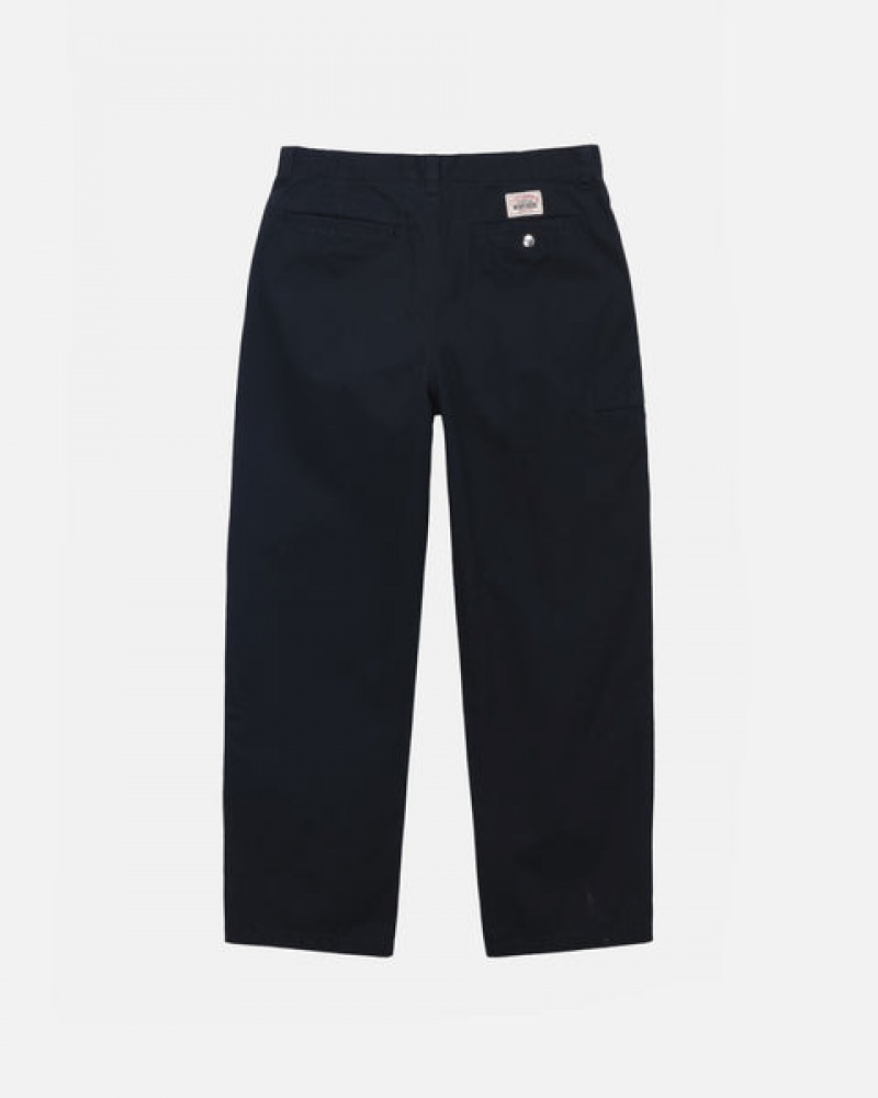 Stussy Workgear Trouser Twill Broek Dames Zwart Belgium | DUC-6326